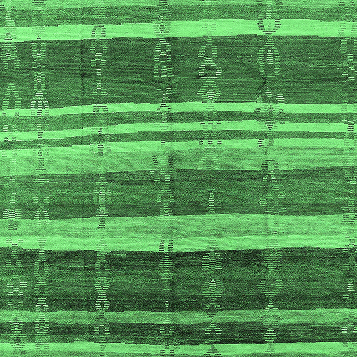 Solid Emerald Green Modern Rug, urb1264emgrn