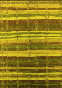 Solid Yellow Modern Rug, urb1264yw