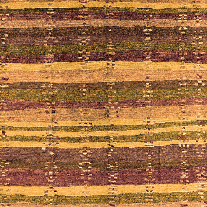 Machine Washable Solid Orange Modern Area Rugs, wshurb1264org