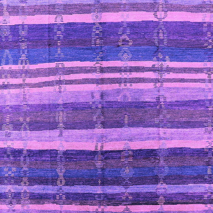 Machine Washable Solid Purple Modern Area Rugs, wshurb1264pur