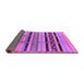 Sideview of Solid Purple Modern Rug, urb1265pur