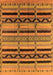 Machine Washable Solid Orange Modern Area Rugs, wshurb1265org