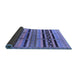 Sideview of Solid Blue Modern Rug, urb1265blu