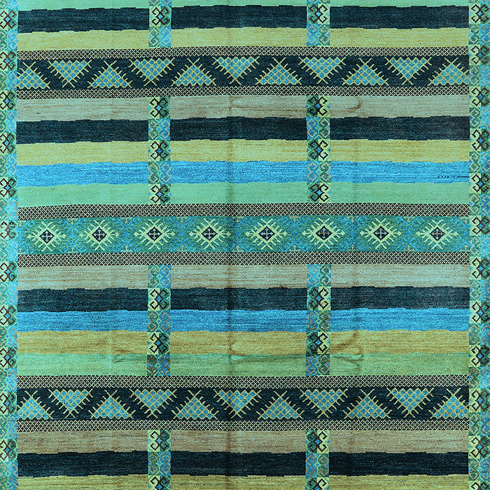 Machine Washable Solid Light Blue Modern Rug, wshurb1265lblu