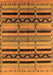 Solid Orange Modern Rug, urb1265org