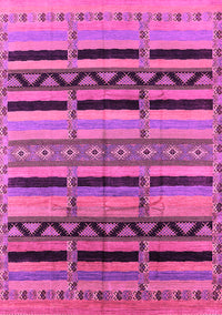 Solid Pink Modern Rug, urb1265pnk