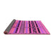 Sideview of Solid Pink Modern Rug, urb1265pnk