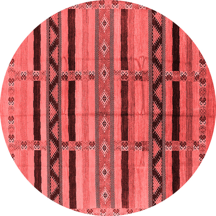 Machine Washable Solid Red Modern Rug, wshurb1265red