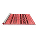 Modern Red Washable Rugs