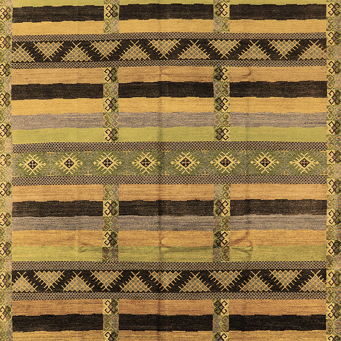Machine Washable Solid Brown Modern Rug, wshurb1265brn