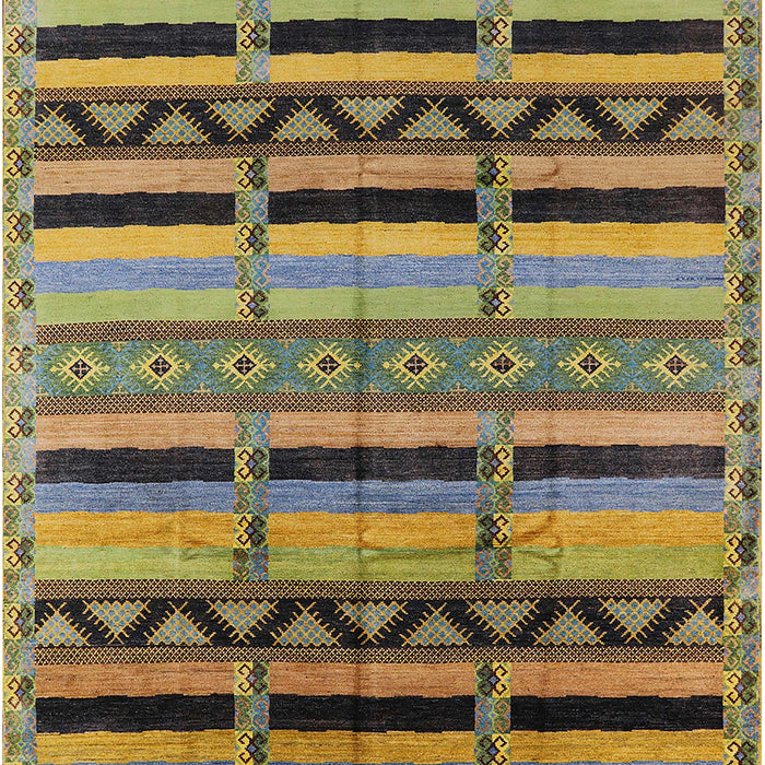 Mid-Century Modern Coffee Brown Solid Rug, urb1265