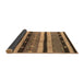 Sideview of Solid Brown Modern Rug, urb1266brn