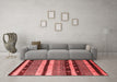 Modern Red Washable Rugs