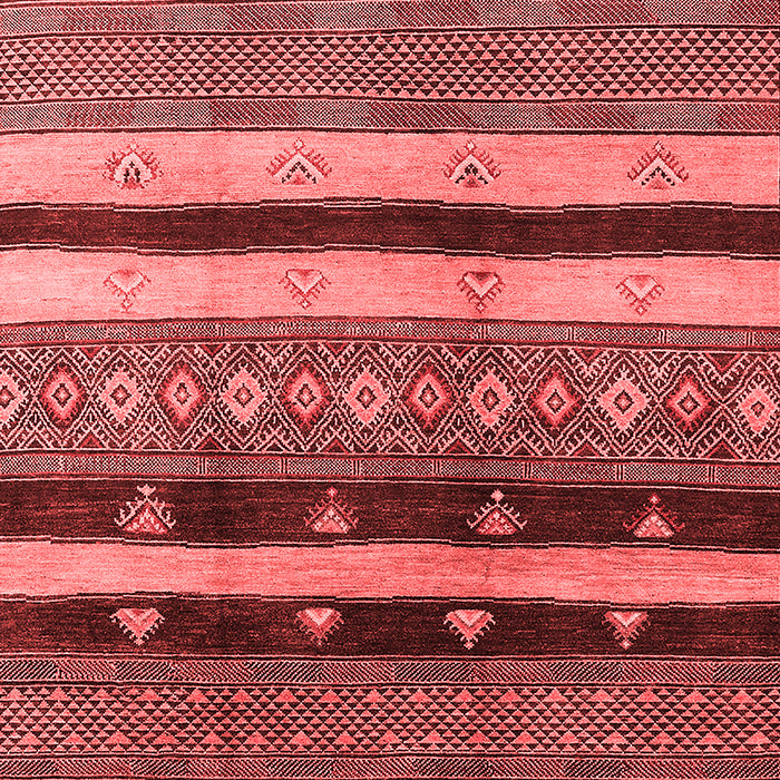 Machine Washable Solid Red Modern Rug, wshurb1266red