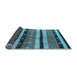 Sideview of Solid Light Blue Modern Rug, urb1266lblu