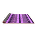 Sideview of Solid Purple Modern Rug, urb1266pur