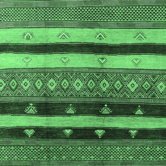 Machine Washable Solid Emerald Green Modern Area Rugs, wshurb1266emgrn