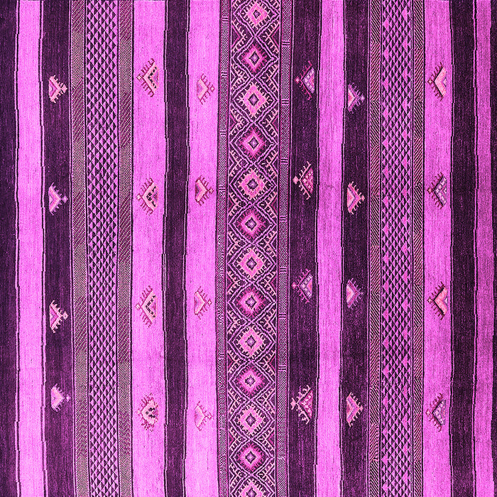 Square Machine Washable Solid Pink Modern Rug, wshurb1266pnk