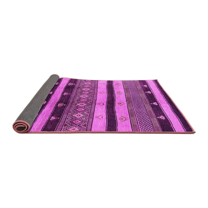 Sideview of Solid Pink Modern Rug, urb1266pnk