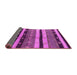 Sideview of Solid Pink Modern Rug, urb1266pnk