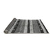 Sideview of Solid Gray Modern Rug, urb1266gry