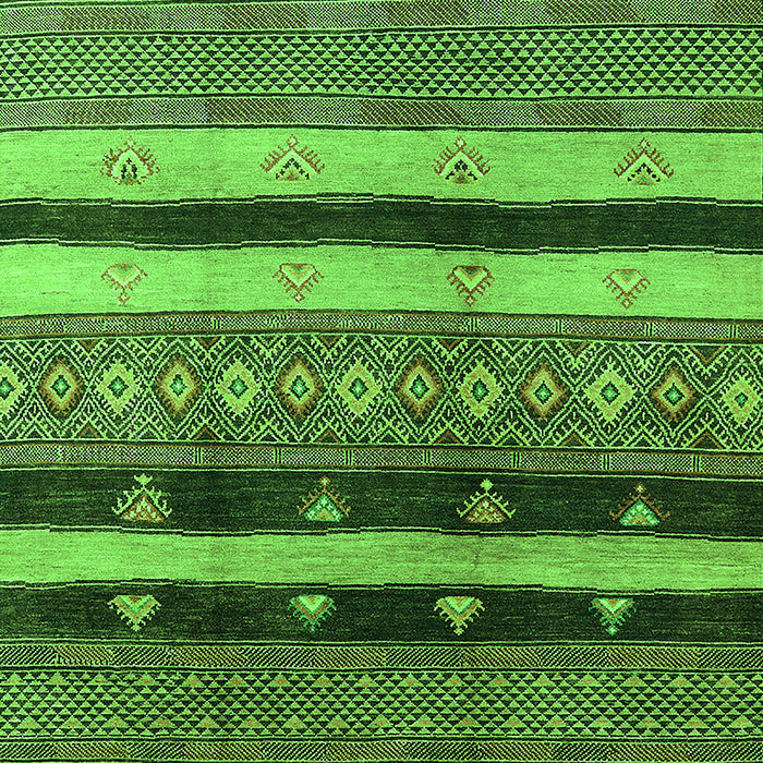 Solid Green Modern Rug, urb1266grn