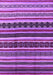 Machine Washable Solid Purple Modern Area Rugs, wshurb1267pur