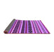 Sideview of Solid Purple Modern Rug, urb1267pur