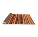 Sideview of Solid Orange Modern Rug, urb1267org