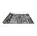 Sideview of Solid Gray Modern Rug, urb1268gry