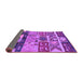 Sideview of Solid Purple Modern Rug, urb1268pur