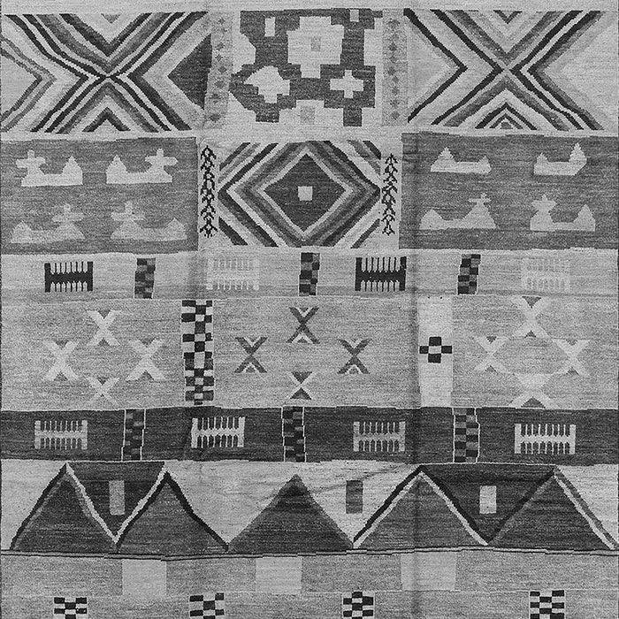 Solid Gray Modern Rug, urb1268gry