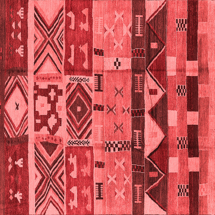 Solid Red Modern Rug, urb1268red