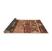 Sideview of Solid Brown Modern Rug, urb1268brn