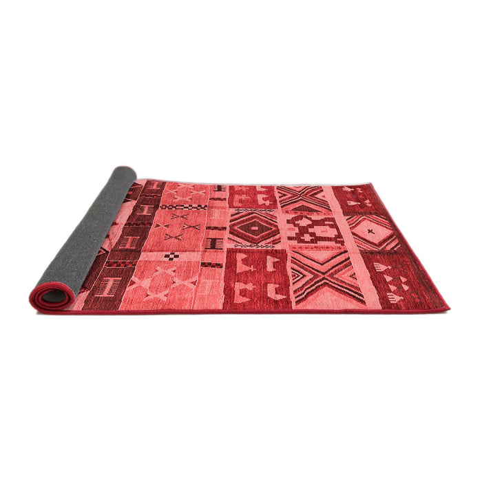 Solid Red Modern Area Rugs