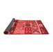 Solid Red Modern Area Rugs