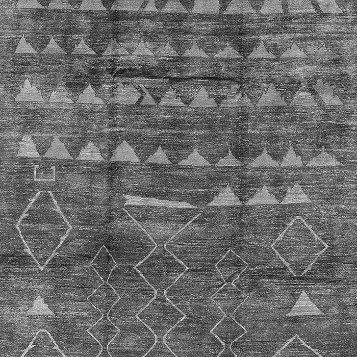 Solid Gray Modern Rug, urb1269gry