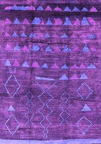 Solid Purple Modern Rug, urb1269pur