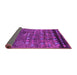 Sideview of Solid Pink Modern Rug, urb1269pnk