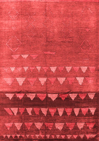 Solid Red Modern Rug, urb1270red