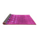 Sideview of Solid Pink Modern Rug, urb1270pnk