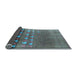 Sideview of Solid Light Blue Modern Rug, urb1270lblu