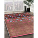 Machine Washable Industrial Modern Copper Red Pink Rug in a Family Room, wshurb1270