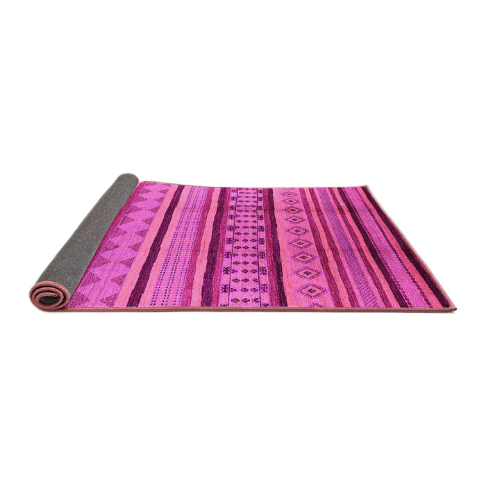 Sideview of Southwestern Pink Country Rug, urb1271pnk