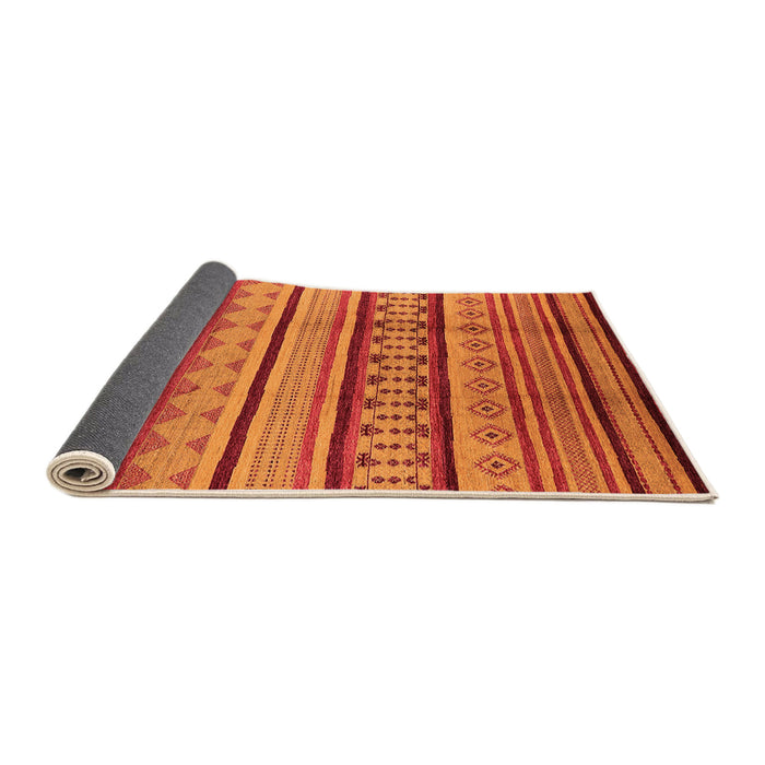 Sideview of Southwestern Orange Country Rug, urb1271org