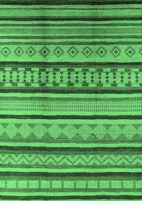 Southwestern Emerald Green Country Rug, urb1271emgrn