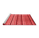 Country Red Washable Rugs