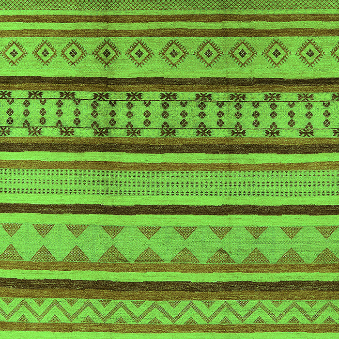 Southwestern Green Country Rug, urb1271grn