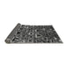 Sideview of Solid Gray Modern Rug, urb1272gry