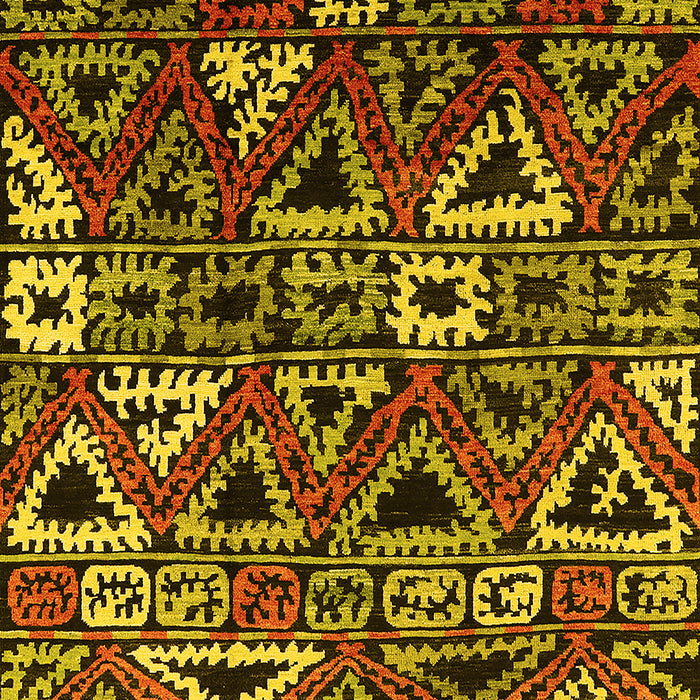 Solid Yellow Modern Rug, urb1272yw